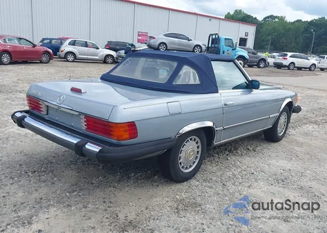 1984 Mercedes-Benz 380 Sl из США, поврежденный, VIN WDBBA45A5EA014183